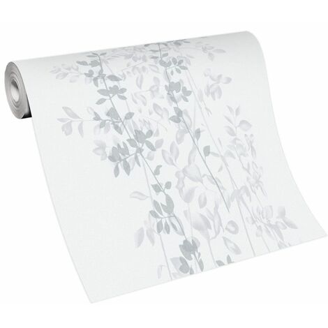Guido Maria Kretschmer Vliestapete Fashion for Walls hellgrau florale Blumentapete - grau