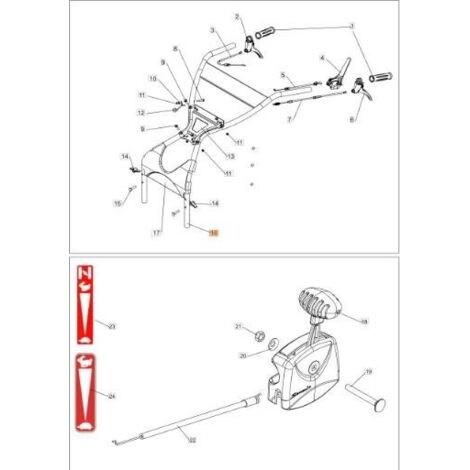 GUIDON D'ORIGINE EMAK PB4002090302R