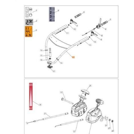 GUIDON D'ORIGINE EMAK PB5002000303R