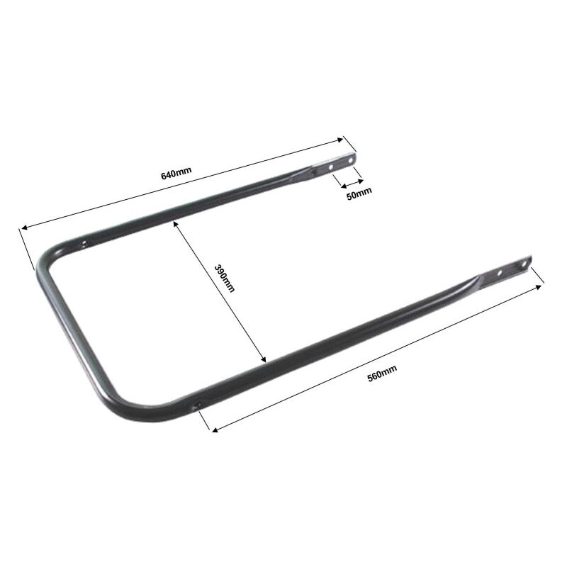 CASTELGARDEN Guidon inferieur 381006512/0 pour Tondeuse a gazon Mr bricolage