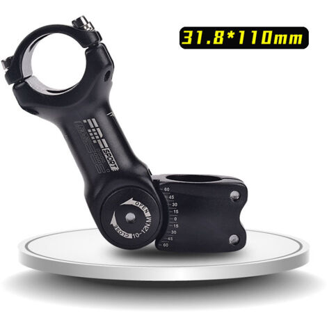 Guidon réglable 31.8mm 110mm 120 degrés guidon réglable MTB, adapté à la plupart des accessoires de levage de guidon MTB vélo de route-1pc