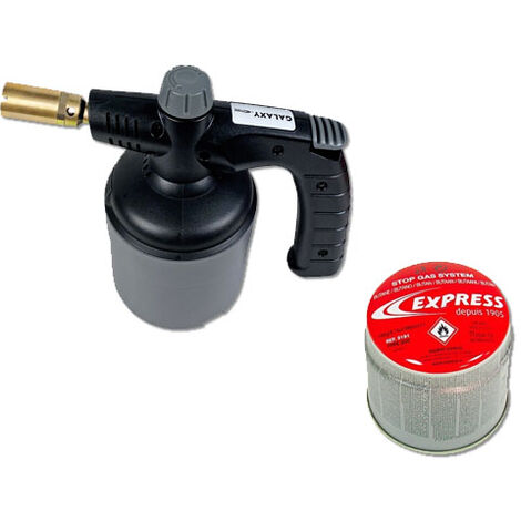 Guilbert Express – Chalumeau soudeur à flamme bi-gaz – Autonomie 1h30 – Température de flamme 1850°C – Pour brasage cuivre et étain
