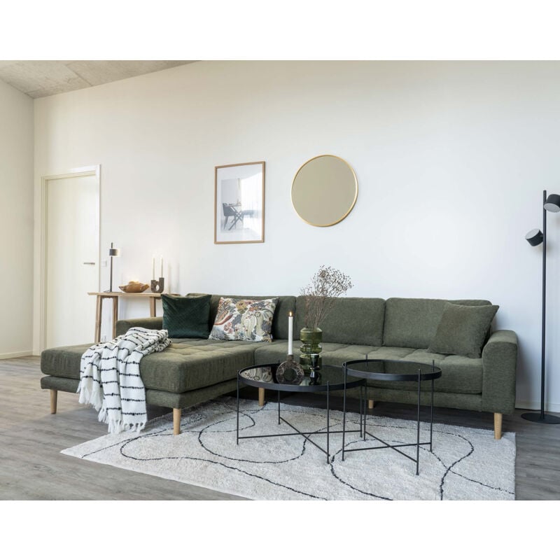 Lisa Design - Guimar - tapis - blanc et noir - 160x230 cm - blanc / noir