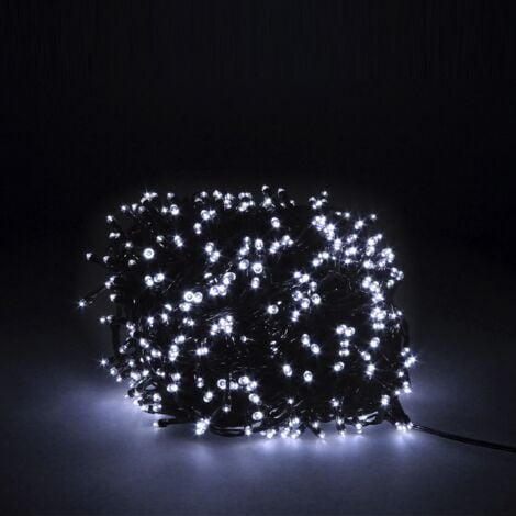 Guinalda luces navidad 500 leds color blanco frio. luz navidad interiores y exteriores ip44