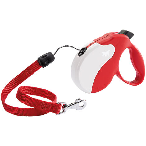Guinzaglio Amigo Cord M Rosso/Bianco