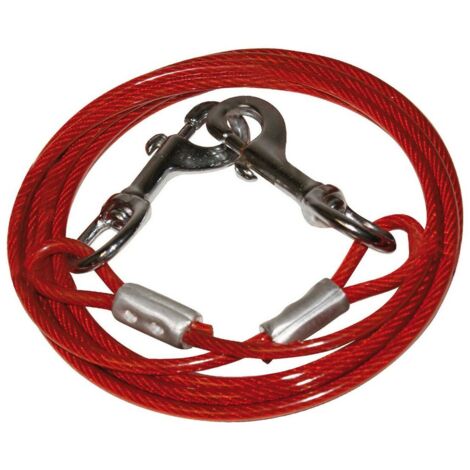 Guinzaglio da addestramento Gloria Rosso 3m
