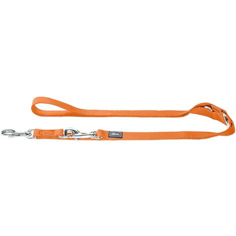 Guinzaglio da passeggio regolabile 20/200Nylon arancione
