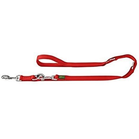 Guinzaglio da passeggio regolabile 20/200Nylon rosso