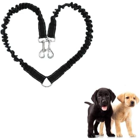 Guinzaglio Doppio Retrattile Per 2 Cani - 3m, Con Luce LED, Anti-Groviglio, Per Cani Piccoli - Foto 3