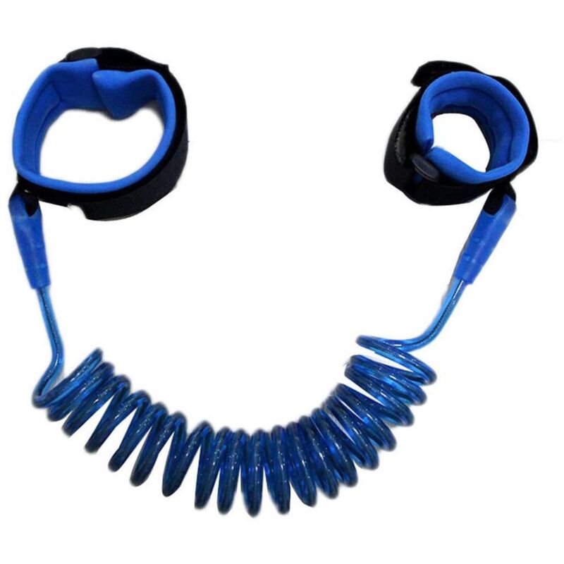 Image of Guinzaglio elastico di sicurezza per bambini (attaccabile al polso) 2m - Blu