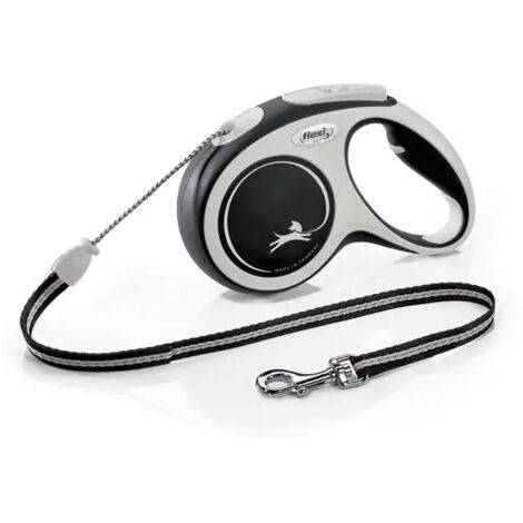 Guinzaglio estensibile a corda Flexi New Comfort Cord con manico ergonomico per cani: Azzurro XS 3 metri