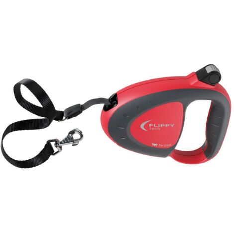 Guinzaglio flippy one tape medium rosso    i