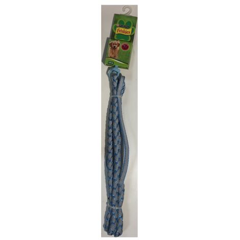 Guinzaglio in nylon riflettente blu da 120 cm - Friskies Purina