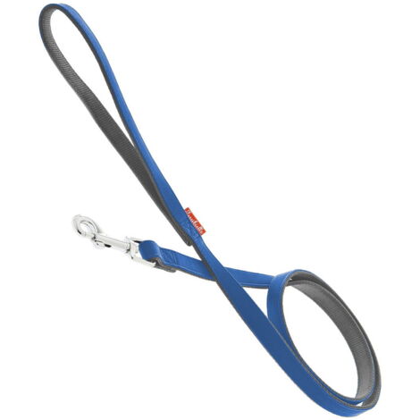 Guinzaglio in resistente similpelle e ciniglia modello Coco per cani: 1 x 120 cm - Marrone