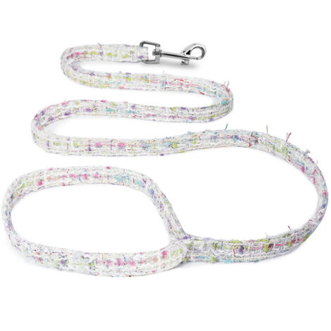 Guinzaglio in tweed con fibbia in metallo Mademoiselle per cani