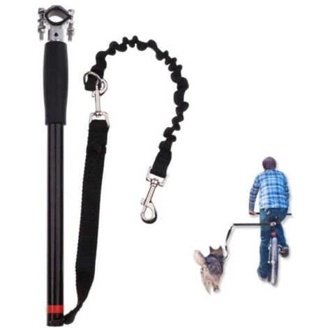Guinzaglio per bici per cani a mani libere, guinzaglio per esercizi per cani, facile da installare e rimuovere, per ciclismo e addestramento animali domestici, jogging, guinzaglio regolabile per cucci