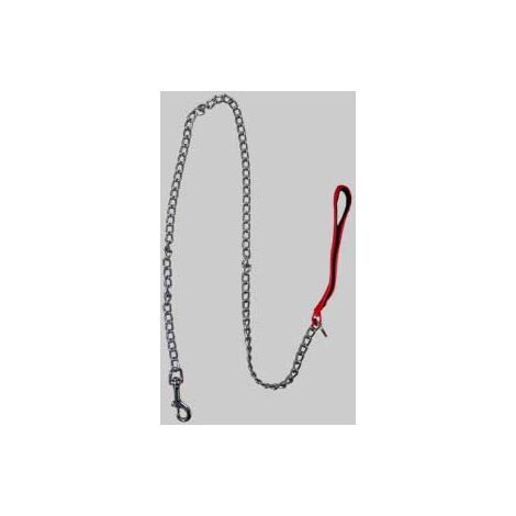 Guinzaglio per cani con catena ideal star 25 mm x 120 cm