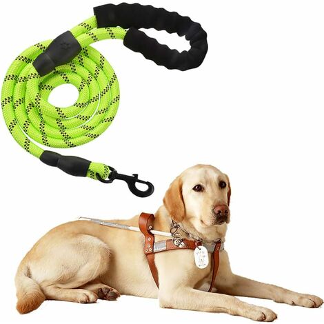 Guinzaglio riflettente per cani, guinzagli per cani in corda intrecciata in  nylon resistente