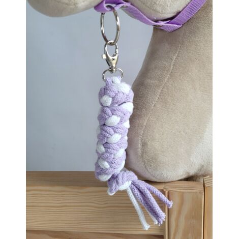 Guinzaglio per cavalli da tiro - Bianco e viola