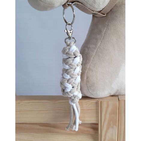 Guinzaglio per Hobby Horse - Bianco e Beige