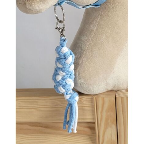 Guinzaglio per Hobby Horse - Bianco e Blu