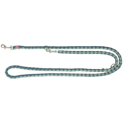 Guinzaglio regolabile per cane Trixie Azzurro Verde S/M 2 m