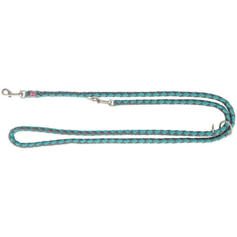 Guinzaglio regolabile per cane Trixie Grafite Azzurro Chiaro S/M 2 m