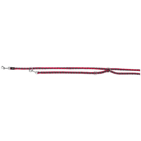 Guinzaglio regolabile per cane Trixie New Cavo Grafite Fucsia S/M 2 m