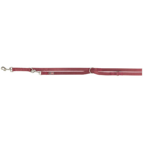 Guinzaglio regolabile per cane Trixie Premium Rosso