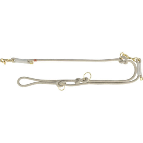 Guinzaglio regolabile per cane Trixie Soft Rope Grigio Grigio chiaro L L/XL