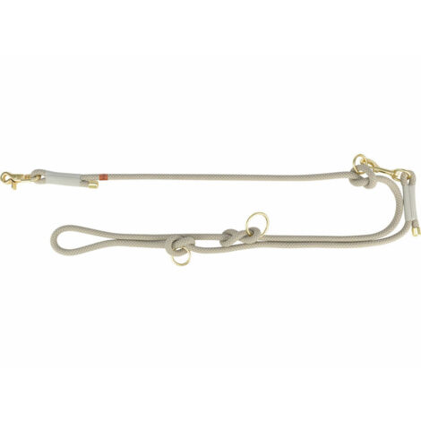 Guinzaglio regolabile per cane Trixie Soft Rope Grigio Grigio chiaro S S/XL