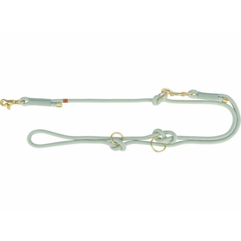 Guinzaglio regolabile per cane Trixie Soft Rope Verde Menta S S/XL