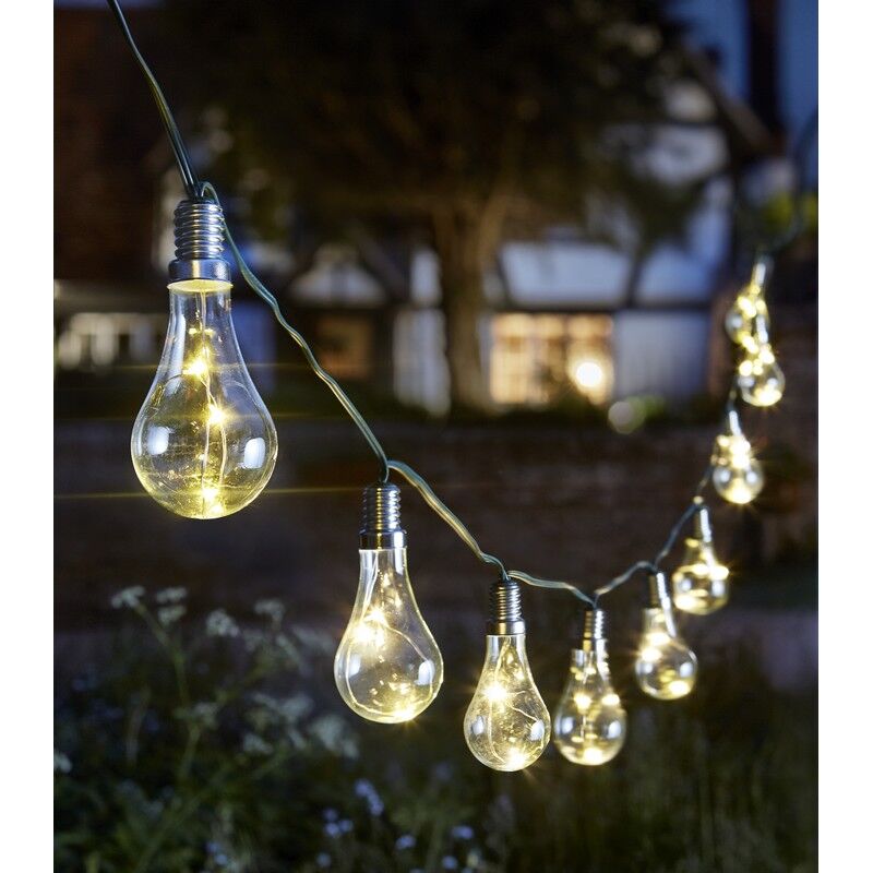 Guirlande solaire 10 ampoules Eureka