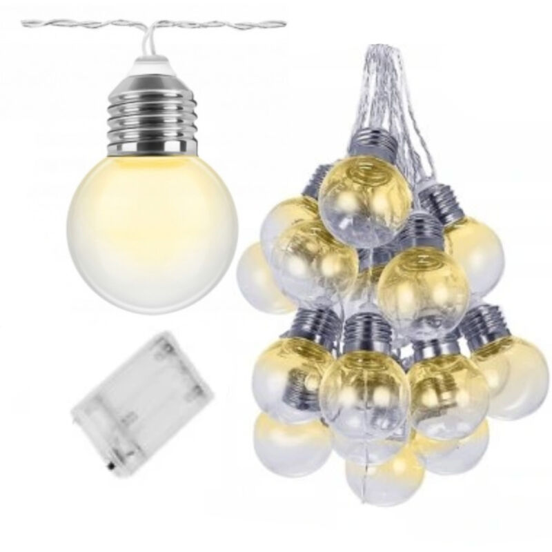Ghirlanda 3m 20x LED alimentata a batteria