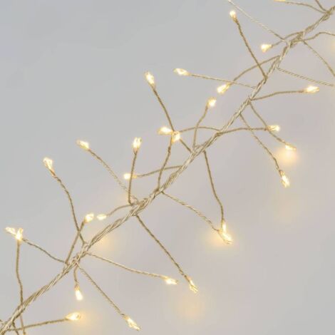 Guirlande BOA Festoon 20m 1600 MicroLED Blanc chaud FlashLED Diamond Lotti