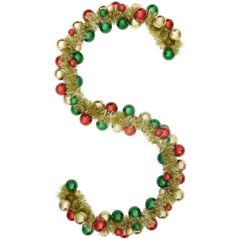 Guirlande de Boules de Noël Multicolore 186 cm Polystyrène CFW463799