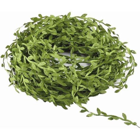 Guirlande de feuilles d'eucalyptus artificielles de 20 mètres (65 pieds)
