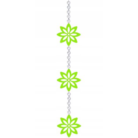 Guirlande de fleurs printanières, pendentif, décoration glamour