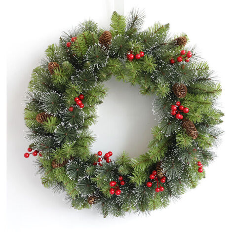 Guirlande de fruits rouges de Noël Guirlande de vacances de Noël, Guirlande de fruits rouges de Noël 30CM