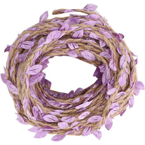 Guirlande de Lierre Artificiel Violet 10m pour Décoration Mariage Jardin Fête