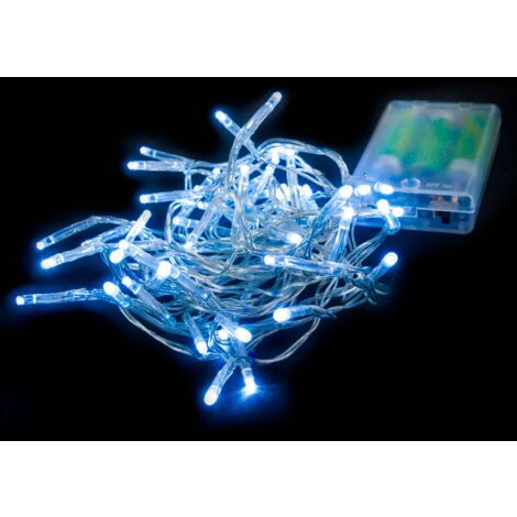 guirlande de noel 50 led blanches 5mètre