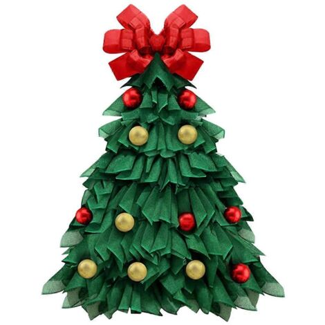 Guirlande de Noël artisanale, décoration florale pour sapin de Noël (voir photo)