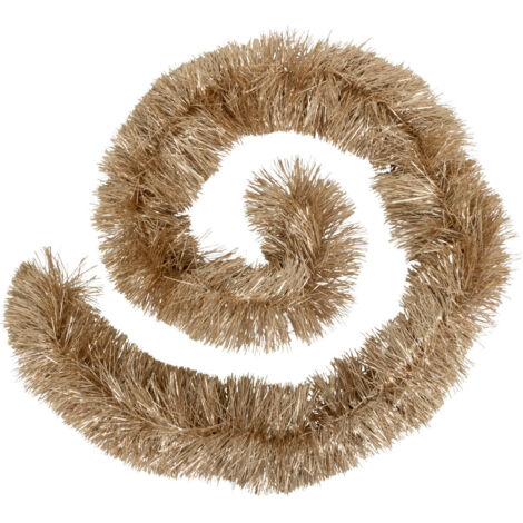 Guirlande de Noël BOA large 15 cm Beige Nude Longueur 2 mètres - Feeric Christmas