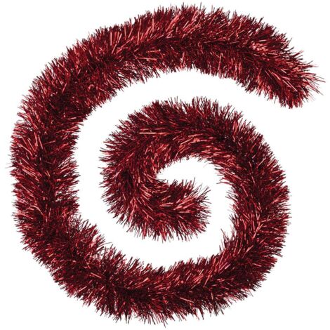 Guirlande de Noël BOA large 15 cm Rouge Longueur 2 mètres - Feeric Christmas