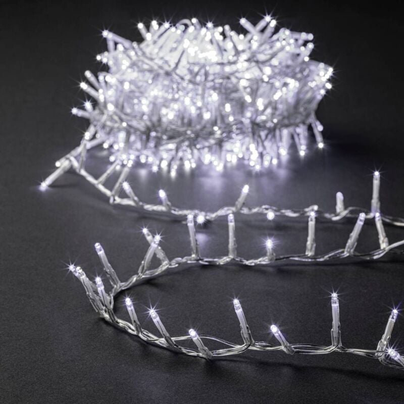 Guirlande lumineuse extérieur 500 led blanc froid 12m - Feeric lights & christmas