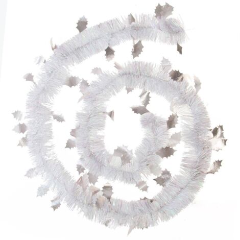 Guirlande de Noël large 15 cm déco Feuilles de Houx Longueur 2 mètres - Feeric Christmas