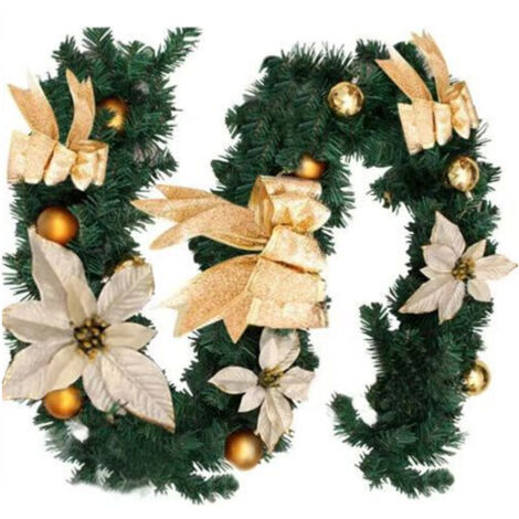 Guirlande de Noël résistante au feu pour une décoration de vacances sûre, parfaite pour divers lieux et célébrations