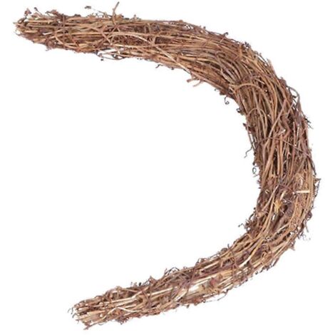 Guirlande de Pâques en bois en forme de lune, à faire soi-même, décorative pour couronnes de fleurs, mariages et fêtes.