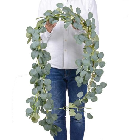 Guirlande d'eucalyptus artificiel,  , 183 cm, vert