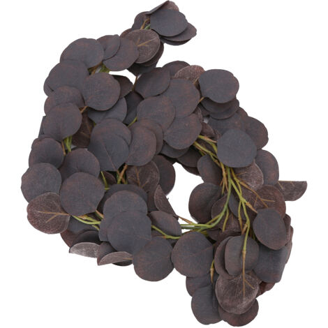 Guirlande d'Eucalyptus Artificielle Violette - Décoration Murale Fausses Feuilles pour Mariage et Maison